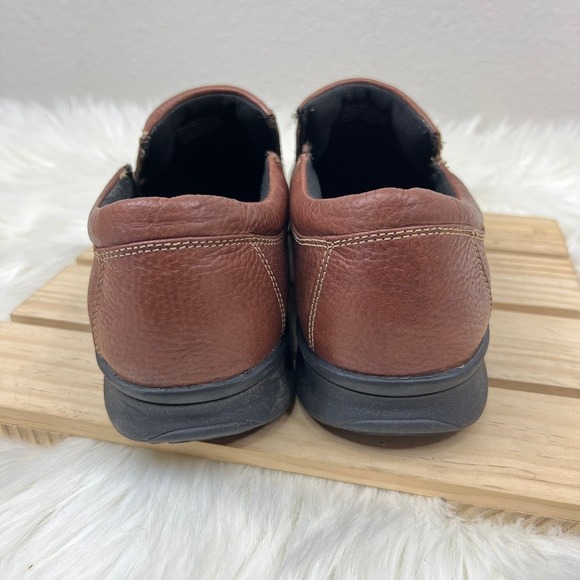 ABEO Smart 3950 Men's Slip On Loafer Brown Pebble Leather Shoes Men's Size 10.5 - Picture 7 of 8